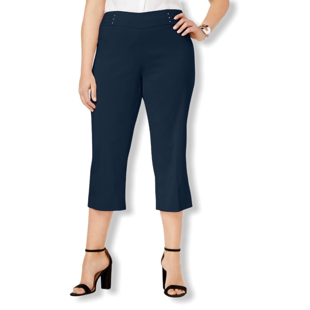Jm Collection Petite Plus Size Tummy Contr…